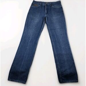 Texas Jeans Straight Leg Medium Wash Mens 38 Made In USA Cowboy Outdoors